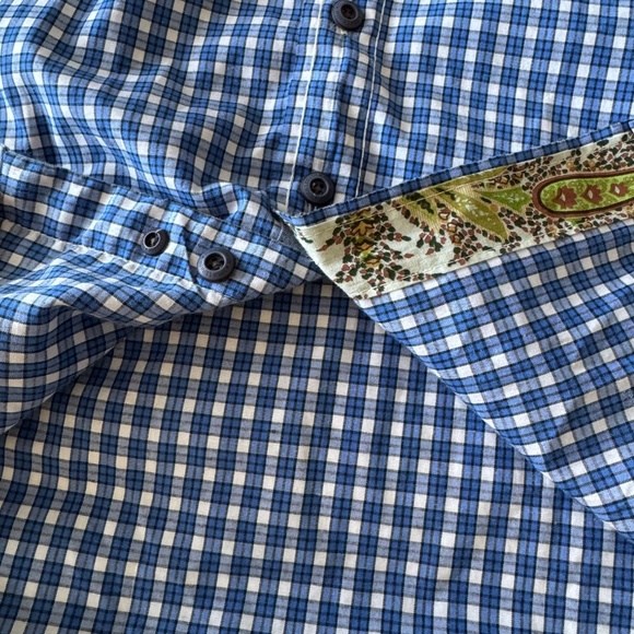 Designs Inspired By The Art Of John Lennon Mini Check Men's Button Up Shirt M - Picture 11 of 16